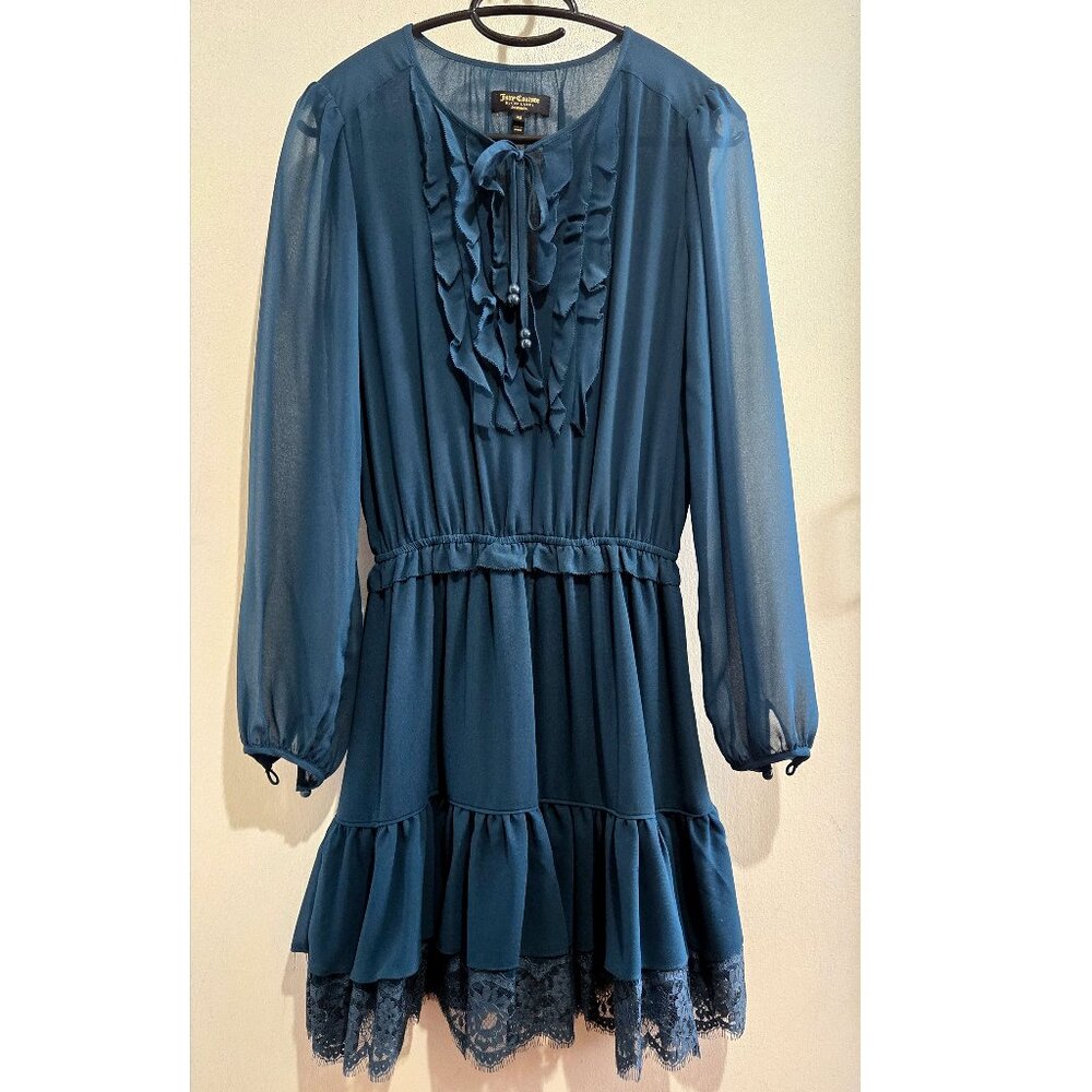 Juicy Couture Black Label Womens Chiffon Mini Dress - size XS